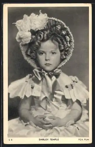AK Schauspielerin Shirley Temple im Filmkostüm