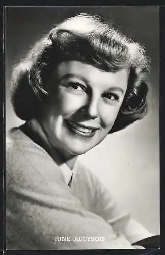 AK Schauspielerin June Allyson lachend