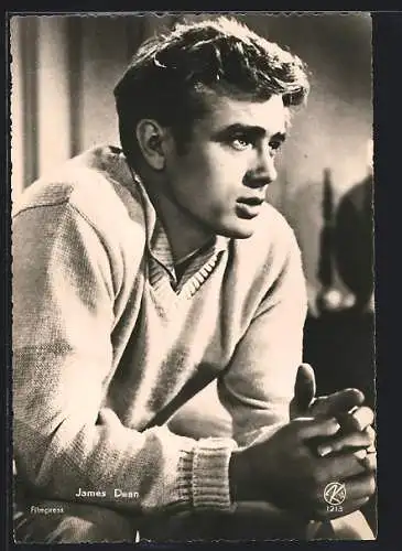 AK Schauspieler James Dean im Pullover