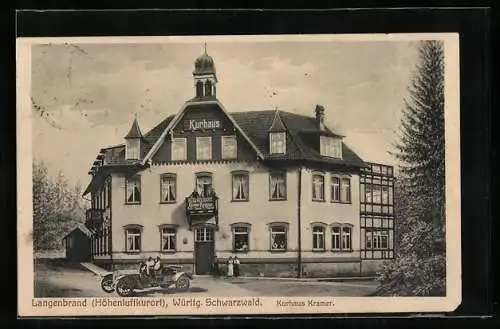 AK Langenbrand / Württ., Kurhaus Kramer