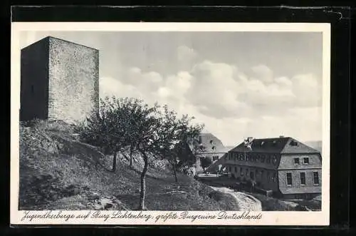 AK Lichtenberg / Rhld., Jugendherberge auf Burg Lichtenberg