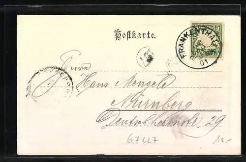 AK Frankenthal / Rhein, Eingang des Erkenbertmuseum