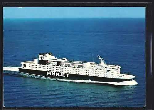AK Fährschiff Finnjet in voller Fahrt