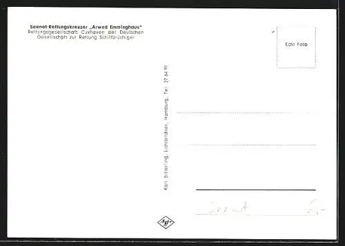 AK Seenot-Rettungskreuzer Arwed Emminghaus der DLRG