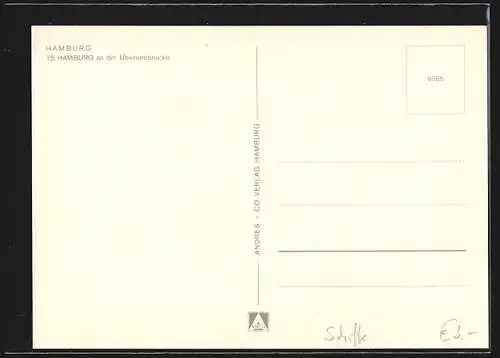 AK Passagierschiff Hamburg und Frachtschiff im Hamburger Hafen