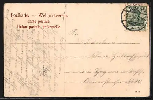 AK Cöln a. Rhein, Feste-Brücke mit Strassenpartie und Passanten