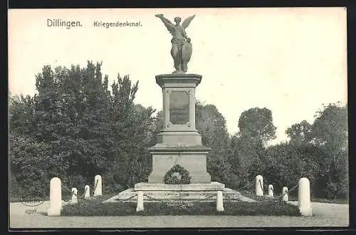 AK Dillingen / Donau, Kriegerdenkmal