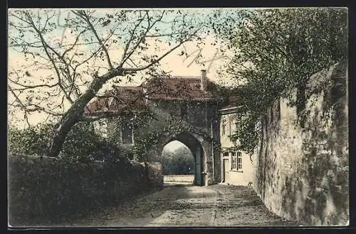 AK Friedberg / Hessen, Hinteres Burgtor