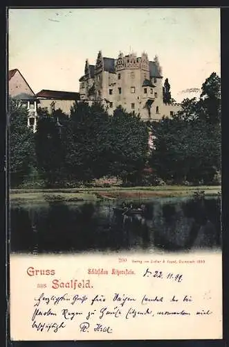 AK Saalfeld / Saale, Schlösschen Kitzernstein