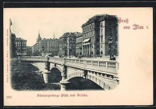 AK Wien, Schwarzenberg-Platz und Brücke