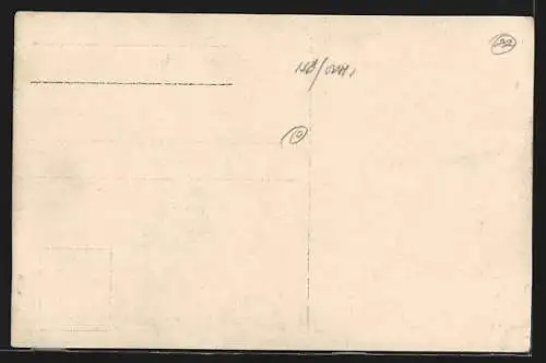 AK Purgstall an der Erlauf, Teilansicht mit Kirche und Oetscher