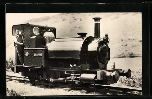 AK Dampflokomotive Talyllyn, englische Eisenbahn