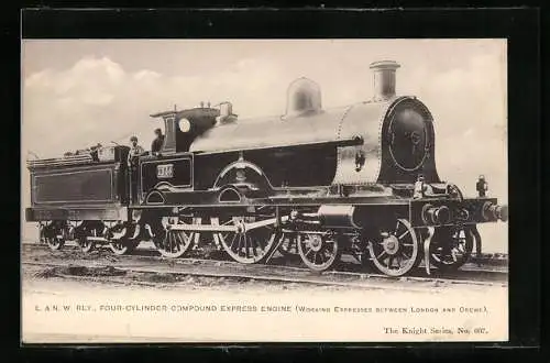 AK Englische Eisenbahn 1955, L & NW RLY, Four Cylinder Compound Express Engine