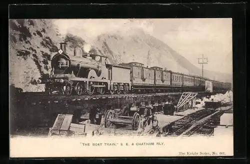 AK The Boat Train, S. E. & Chatham Rly.