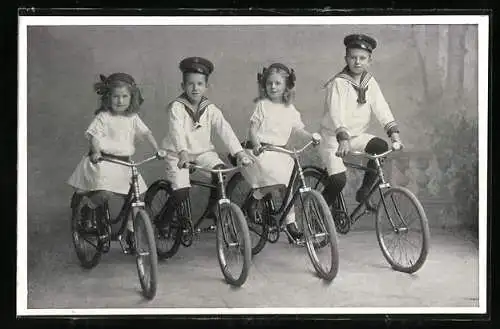 AK Leipzig-Gohlis, Adalbert Poethke, Fahrräder