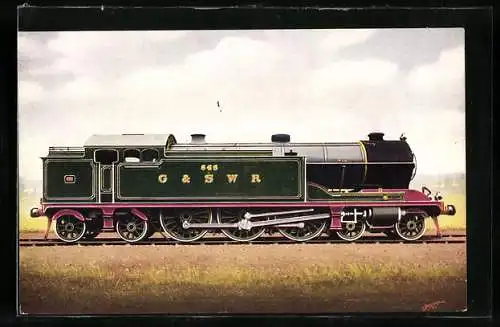 AK Dampflokomotive No. 545 der G & SWR