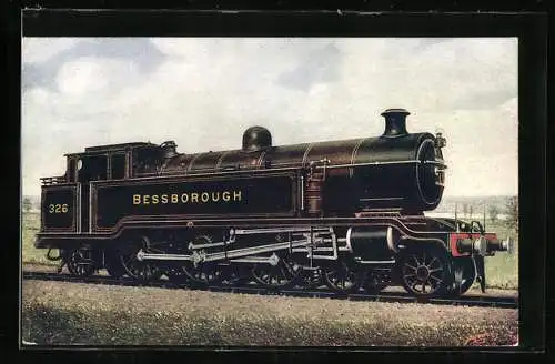 AK Bessborough Locomotive No. 326, englische Eisenbahn