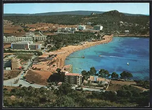 AK Santo Ponsa /Mallorca, Ortsansicht mit Badestrand