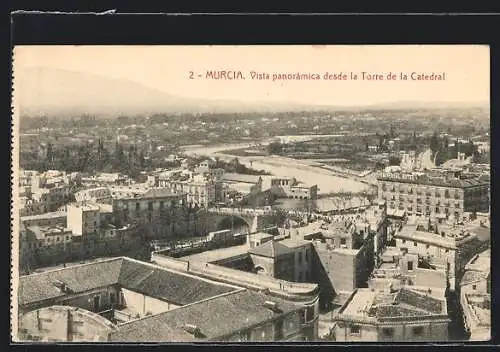 AK Murcia, Vista panoramique desde la Torre de la Catedral