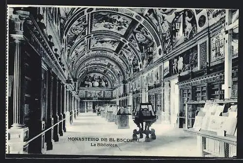 AK El Escorial, Monasterio de el Escorial, La Biblioteca
