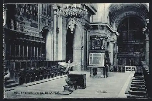 AK El Escorial, Monasterio de el Escorial, El Coro