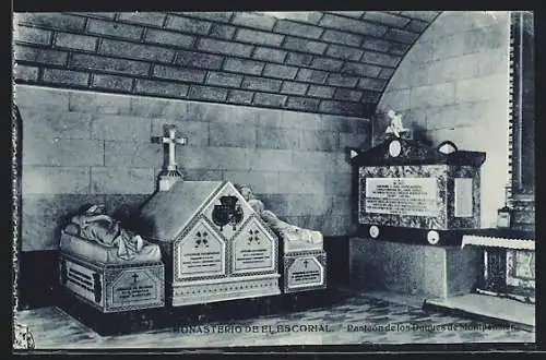 AK El Escorial, Monasterio de el Escorial, Panteón de los Duques de Montpensier