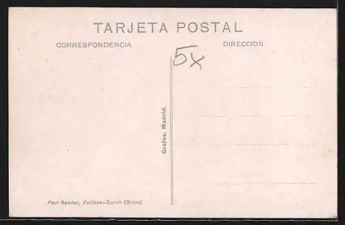 AK Madrid, Parque del Retiro, Monumento a Alfonso XII, Vista General