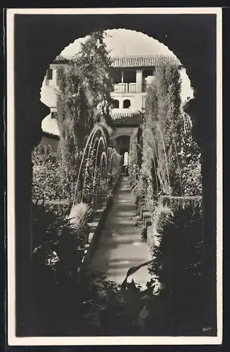 AK Granada, Generalife, Patio de la Acequia