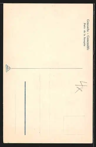 AK Granada, Generalife, Patio de la Acequia