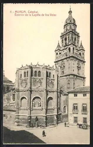 AK Murcia, Catedral, Exterior de la Capilla de los Velez