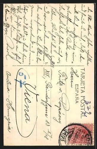 AK León, Catedral, vista general