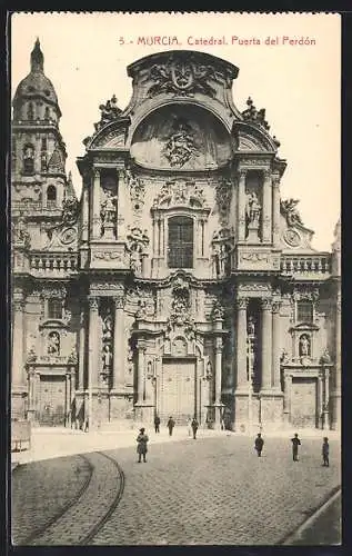AK Murcia, Catedral, Puerta del Perdon