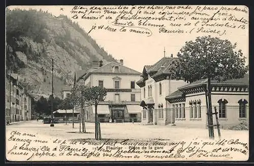 AK Fleurier, Place de la gare