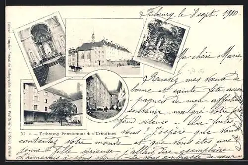 AK Fribourg, Pensionnat des Ursulines