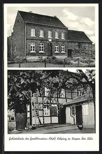 AK Kerpen / Rheinl., Geburtshaus des Gesellenvaters Adolf Kolping