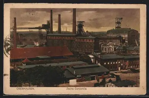 AK Oberhausen / Rhld., Zeche Concordia