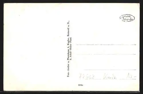 AK Rottweil a. N., Hauptstrasse mit schwarzem Tor