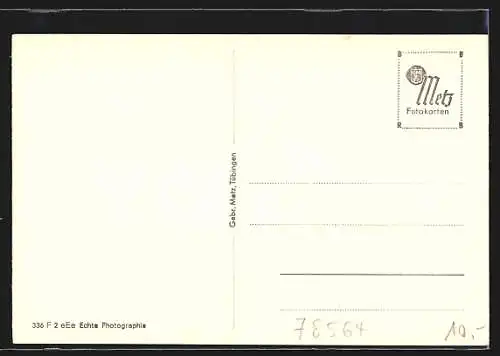 AK Wehingen, Ortsansicht mit Kirche