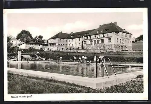 AK Herzogau, Arbeiterwohlfahrt-Heim, Am Pool