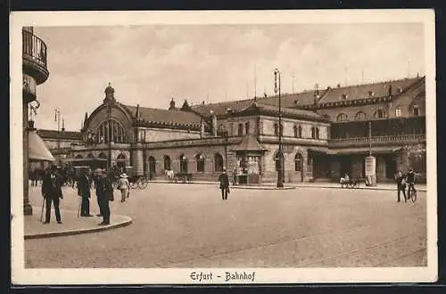 AK Erfurt, Partie am Bahnhof