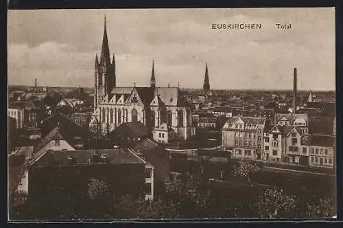 AK Euskirchen, Totalansicht aus der Vogelschau