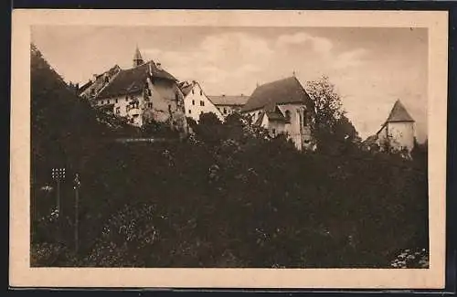 AK Rottweil a. N., Lorenzkapelle mit Pulverturm