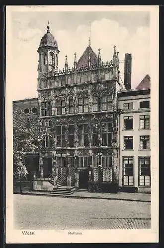 AK Wesel / Rhein, Das Rathaus