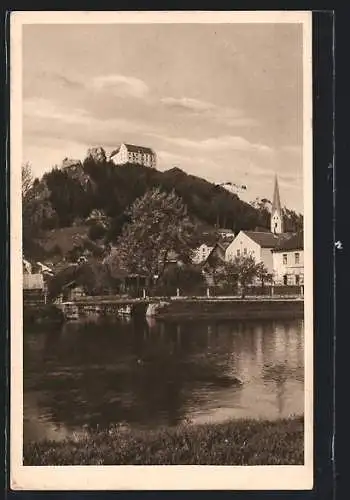 AK Riedenburg / Altmühltal, Blick auf das Schloss