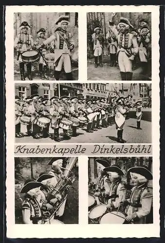 AK Dinkelsbühl, Knabenkapelle, Strassenkonzert