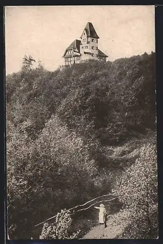 AK Hohenstein-Ernstthal, Pfaffenberg mit dem Gasthaus