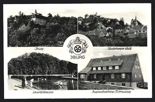 AK Iburg, Charlottensee, Jugendherberge Dörenberg, Panorama