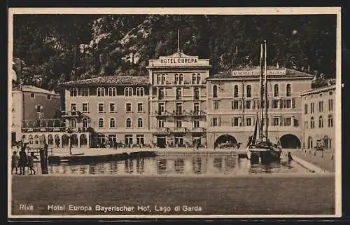 AK Riva /Lago di Garda, Hotel Europa Bayerischer Hof