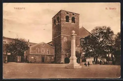 AK Trieste, S. Giusto mit Leuten