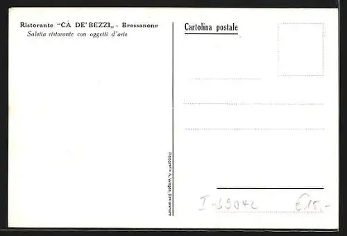 AK Bressanone, Ristorante Cà de`Bezzi